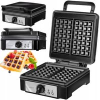 Gofrownica MPM MGO-24 CZARNA mocna 1400W