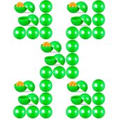 Kapsuły Kulki do Losowania Zielone 4x4 cm Zestaw 125 Sztuk Bingo Loteria
