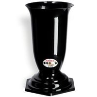 WAZON FLAKON NA CMENTARZ GRÓB NAGROBEK CZARNY 29cm