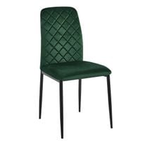 Krzesło MAVERIK VELVET ciemnozielone