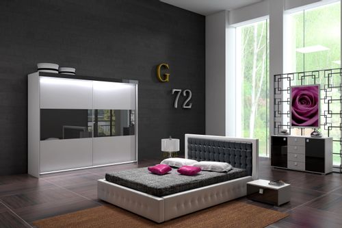 Szafa Przesuwna PARIS 200 Połysk Kolory na Arena.pl