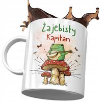 Kubek Dla Kapitana Żajebisty Kapitan Prezent Z Nadrukiem Ze Zdjęciem