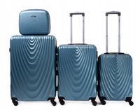 ZESTAW WALIZEK XXL XL L 3w1 + KUFEREK BAGAŻ KÓŁKA