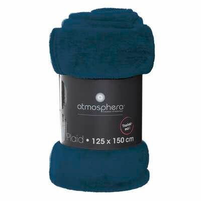 Koc Flanelowy granatowy 125x150cm na Arena.pl