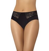 Majtki bawełniane wysokie Carmen czarne XS Czarny