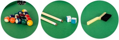 ZESTAW BILARDOWY MINI STÓŁ DO BILARDA BILARD DLA DZIECI DUŻY 4FT NEO-SPORT na Arena.pl