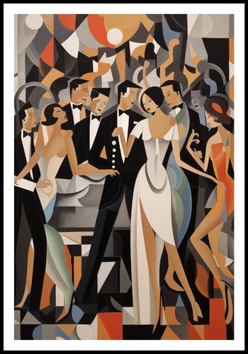 Plakat 61x90,5cm Bal w Art Deco na Arena.pl