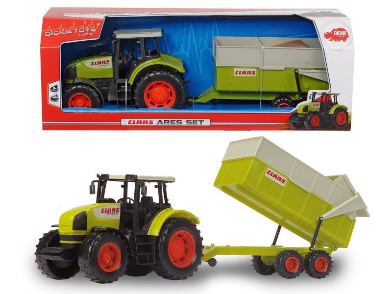 Traktor Claas Ares z przyczepa zdjęcie 1