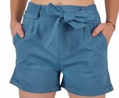 SZORTY spodenki krótkie z paskiem mega elastyczne NIEBIESKIE S/M