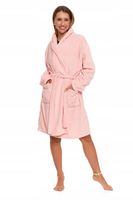 SZLAFROK DAMSKI CIEPŁY Z WIĄZANIEM I KIESZENIAMI OCIEPLANY MORAJ ROZM. S