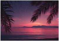 Fototapeta Na Flizelinie Do Sypialni Salonu Palmy 350x250