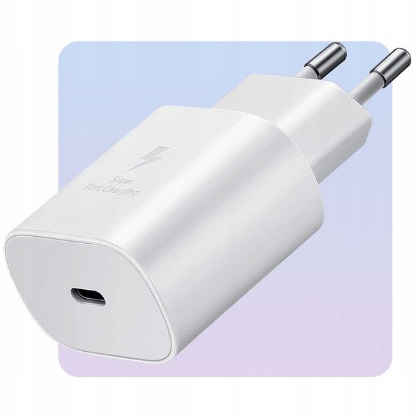 Ładowarka Do Samsung 25W (Szybka, Oryginalna, USB C) + Kabel USB C do USB-C zdjęcie 4