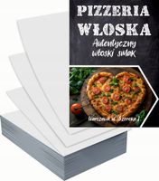 Ulotki A5 reklamowe firmowe 100 szt projekt w cenie PIZZERIA WŁOSKA