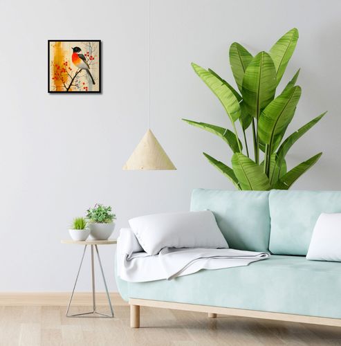 Plakat 30x30cm Jesienny Rudzik na Arena.pl