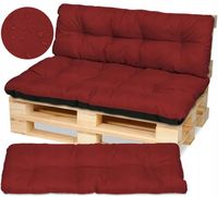 Poduszki na meble z palet ławkę 120x80+120x38 bord