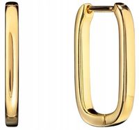 Srebrne kolczyki damskie angielskie srebro próba 925 pozłacane eleganckie