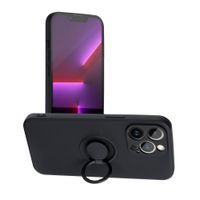 Futerał SILICONE RING do IPHONE 12 Pro Max czarny
