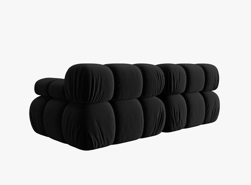 SOFA 2-OSOBOWA BELLIS CZARNY VELWET na Arena.pl