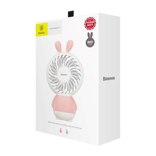Wentylator Baseus Exquisite Rabbit - różowy na Arena.pl