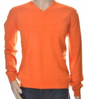 Sweter męski z kaszmiru i wełny merynosów L w szpic kaszmirowy 236