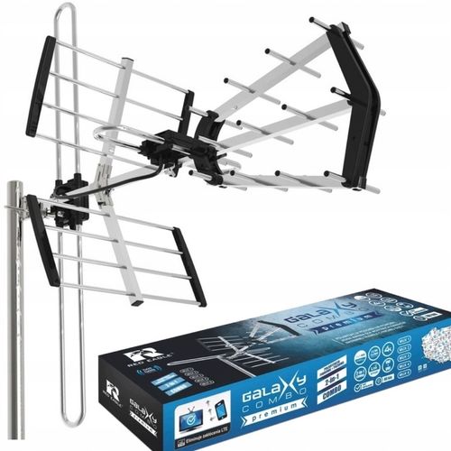 ANTENA TV NAZIEMNEJ KIERUNKOWA COMBO VHF UHF DVB-T2 4K Filtr LTE na Arena.pl