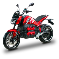 Motocykl elektryczny BILI BIKE EXTREME PRO (10000W,120Ah,120km/h)czerw