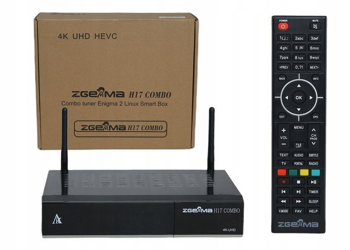 ZGEMMA H17 Combo 4K ENIGMA2 Cccam Iptv Kodi Oscam zdjęcie 1
