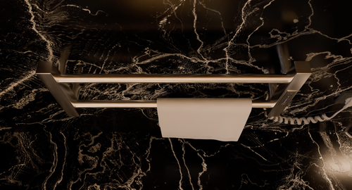 ELNA Wieszak KUCHENNY NA RĘCZNIK z podgrzewaniem Ladder Lux 2 Chrom na Arena.pl