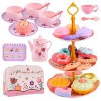 Serwis Kawowy Zestaw do Herbaty Walizka Czajnik Taca Filiżanki