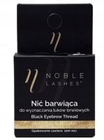 NOBLE LASHES Nić barwiąca do brwi czarna 10 m