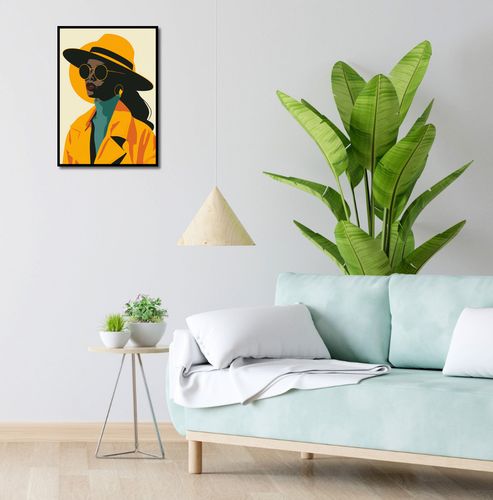 Plakat 39,5x55cm Żółta Stylowość na Arena.pl