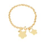 bransoletka z kwiatkami (b15/tgu/65au)