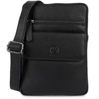 torba skórzana czarna amadeo iii