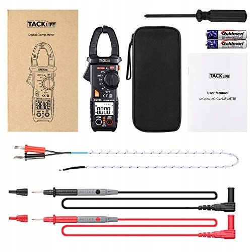 Tacklife CM02A Tester Cyfrowy Miernik Cęgowy AC DC Multimetr + zdjęcie 2