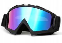 GOGLE OKULARY na NARTY SNOWBOARD NARCIARSKIE CROSSOWE MOTOCYKL ENDURO