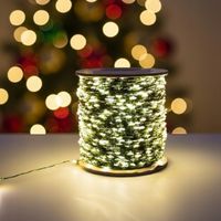 Lampki Choinkowe Świąteczne 1000 LED AŻ 100m Na PILOT Druciki Szpula USB BC