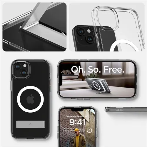spigen ultra hybrid s magsafe, crystal clear - iphone 15 plus na Arena.pl