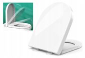 Deska Wc Sedesowa Wolnoopadająca Wypinana Klozetowa Pokrywa Biała