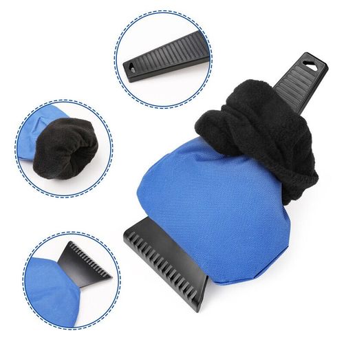 skrobaczka z rękawiczką do szyb do śniegu lodu czarna skrob06cz na Arena.pl