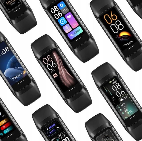 SMARTWATCH SMARTBAND AMOLED CIŚNIENIE POŁĄCZENIA ROZMOWY SZKŁO MENU POLSKIE zdjęcie 7