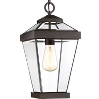 Zewnętrzna lampa wisząca Ravine QZ-RAVINE8-M na łańcuchu IP44 brązowa