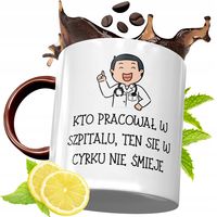 Kubek Bordowy Dla Doktora Na Urodziny Prezent Z Nadrukiem Ze Zdjęciem
