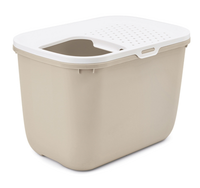 SAVIC Kuweta HOP IN duża toaleta kota wejście z góry beżowa beżowa 58,5 cm