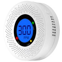 CZUJNIK CZADU DETEKTOR TLENKU WĘGLA CO BEZPRZEWODOWY EKRAN LCD