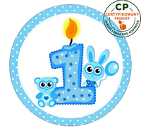 Opłatek na tort - na Roczek