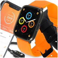 SMARTWATCH ZEGAREK WATCH MĘSKI MENU POLSKIE ROZMOWY SMART CZARNY SPORT