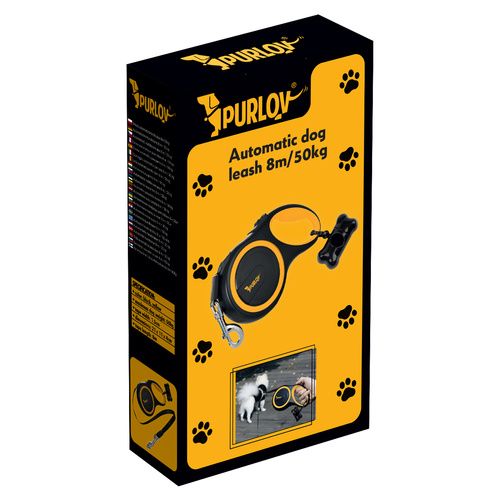 Smycz Automatyczna Dla Psa 8M/50Kg Purlov 19786 na Arena.pl