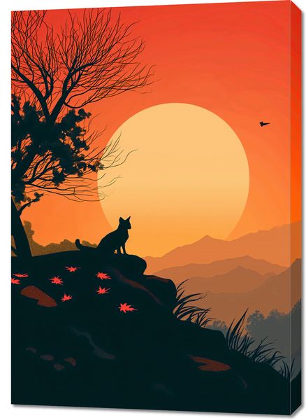 Obraz 70x100cm Kocie Wzgórze zdjęcie 1