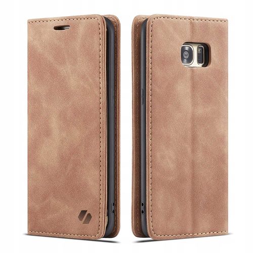 Spacecase Wallet Galaxy S7 Edge Light Brown na Arena.pl
