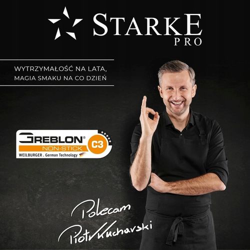 PATELNIA Indukcja do NALEŚNIKÓW MAŁA Starke Pro Taylor Marble 25 cm na Arena.pl